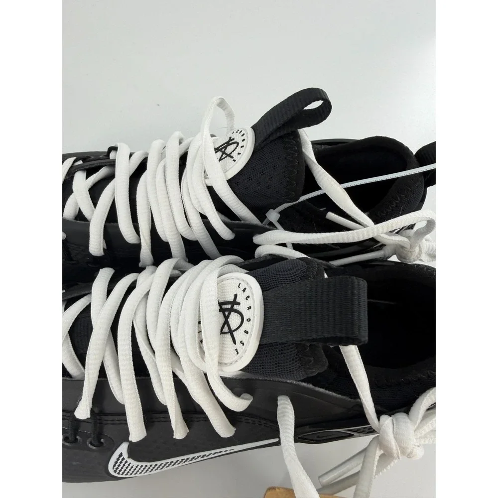 Nike Mens LAX Lacrosse Cleats Huarache 9 Elite Low LAX‎ Black FD0089-002 Size 4